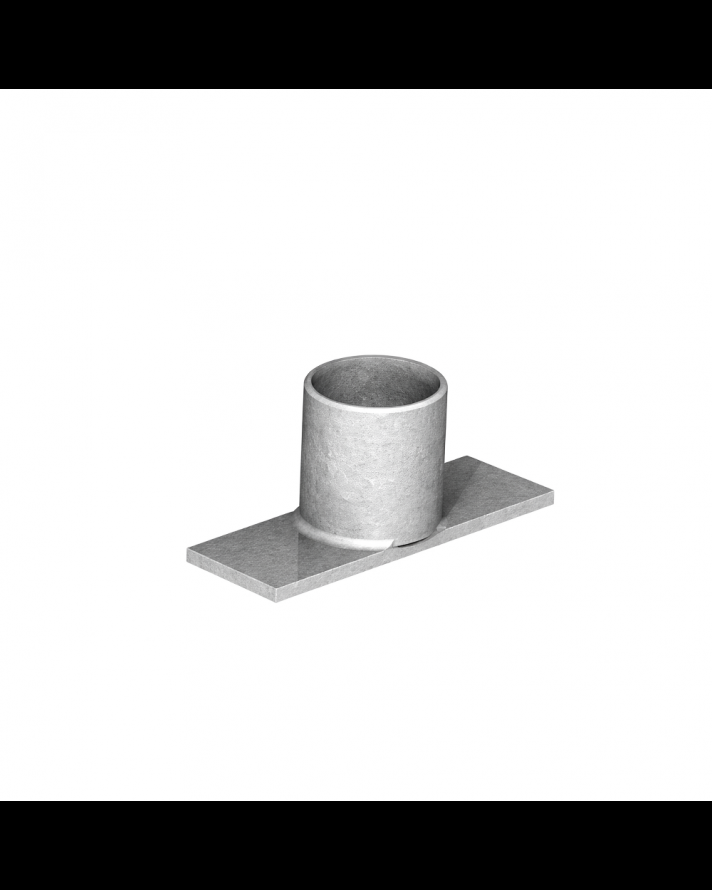 GATE HANGER TO CONCRETE IN FOR METAL GATES