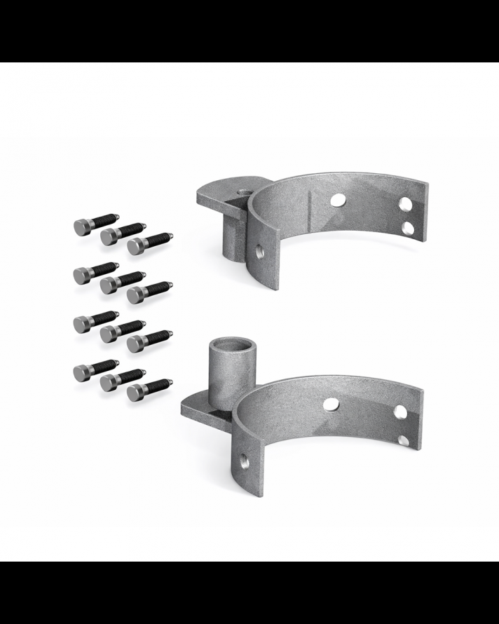 HALF ROUND GATE HANGER KIT FOR METAL GATES