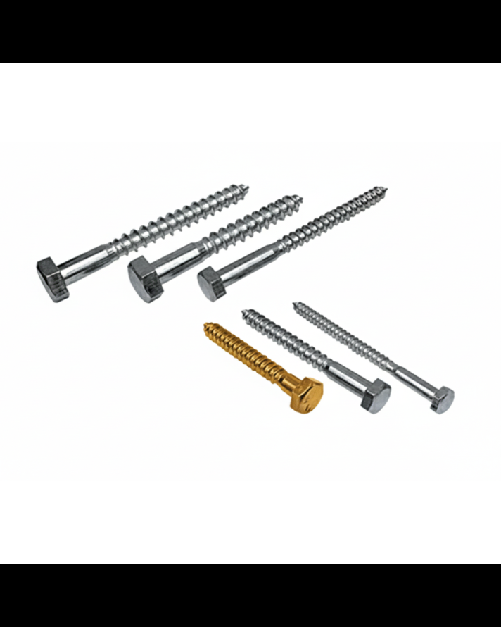 COACH SCREW SERIES, HEXAGON WOOD SCREWS