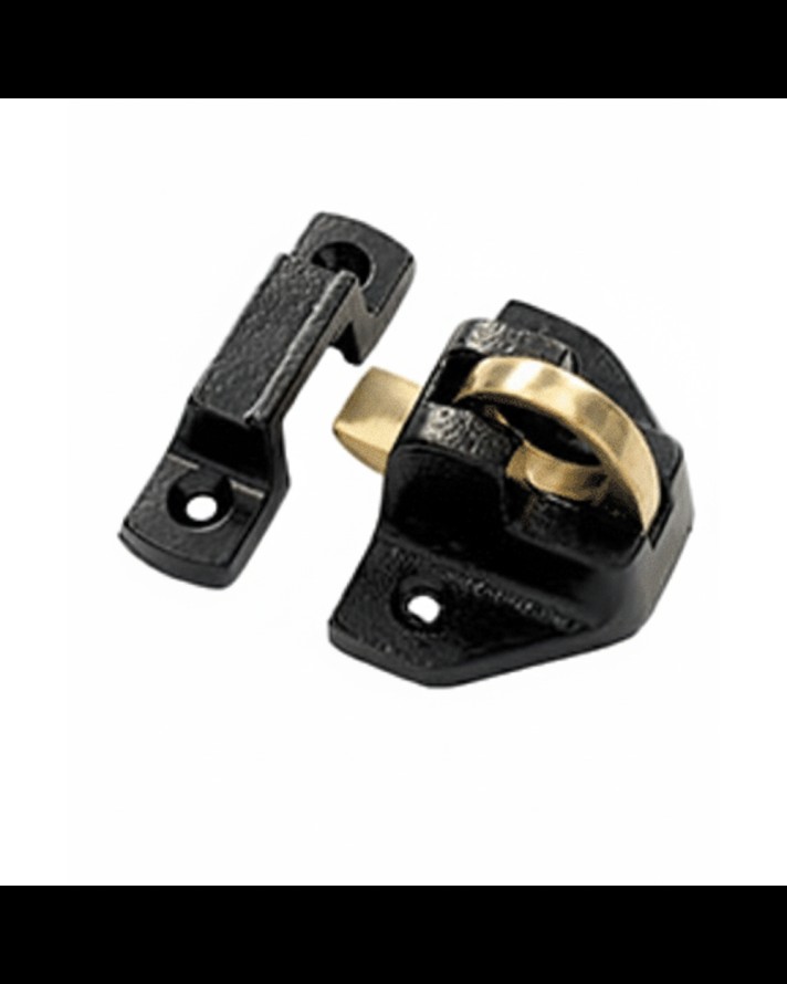 FAN LIGHT CATCH WITH BRASS LEVER