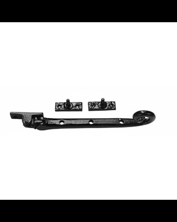 ANTIQUE CURLY TAIL CASEMENT STAY