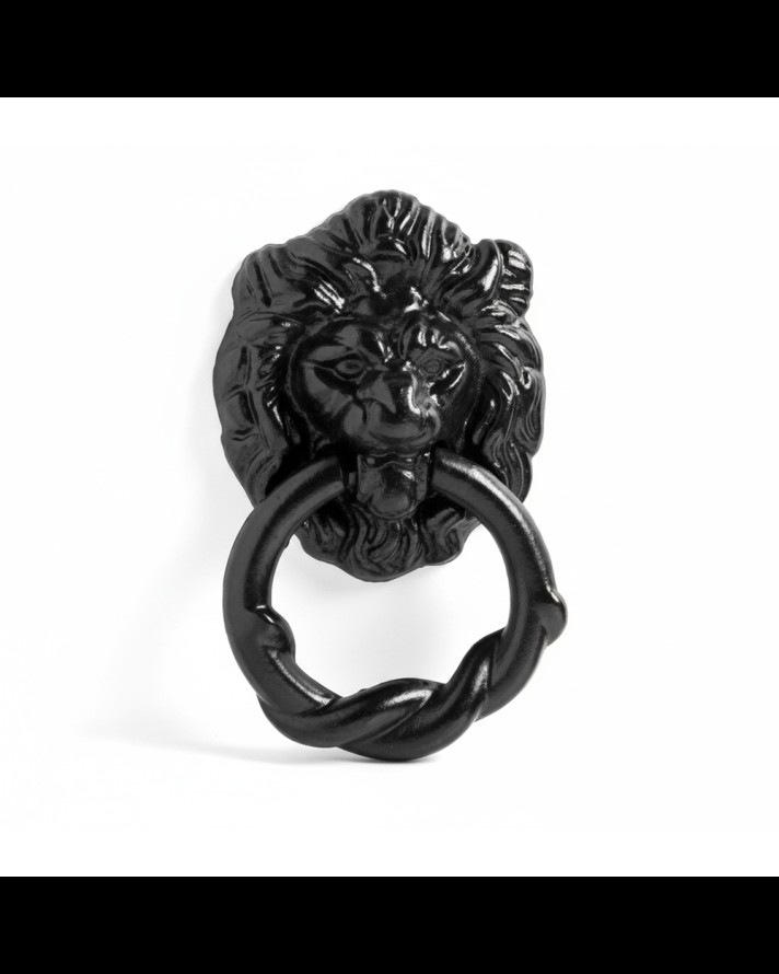 ANTIQUE LION DOOR KNOCKER