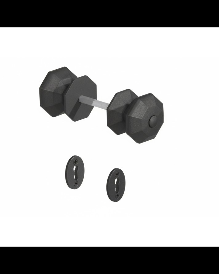 ORNAMENTAL CAST OCTAGONAL DOOR KNOB FURNITURE