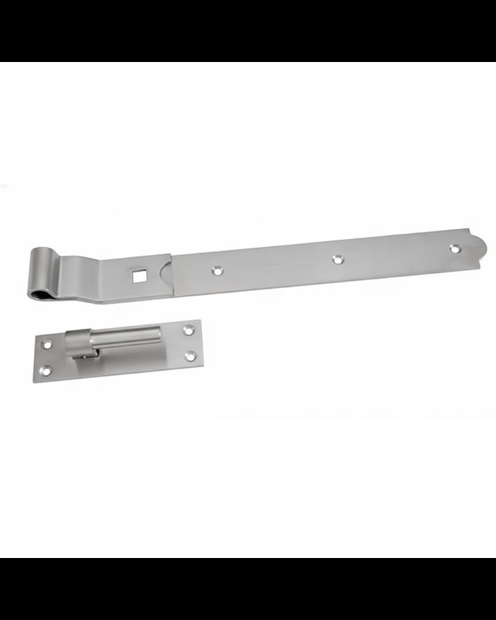 No. 130/S Stainless Steel Cranked Bands and Hooks On Plates