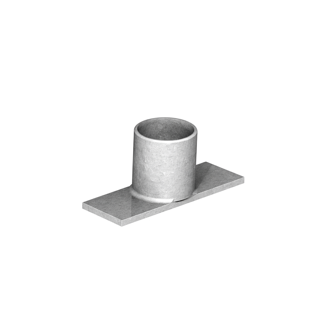 GATE HANGER TO CONCRETE IN FOR METAL GATES