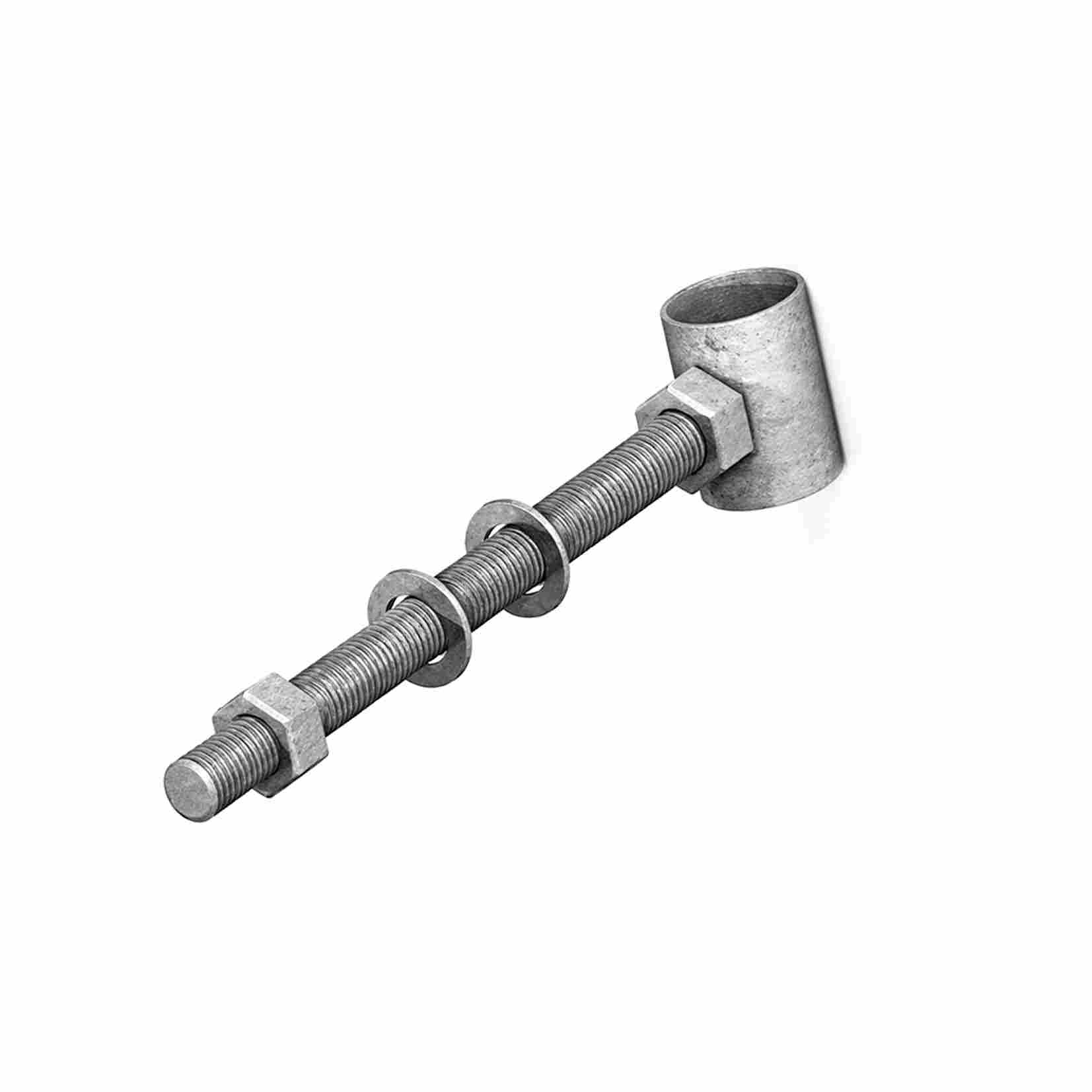 GATE HANGER TO BOLT FOR METAL GATES