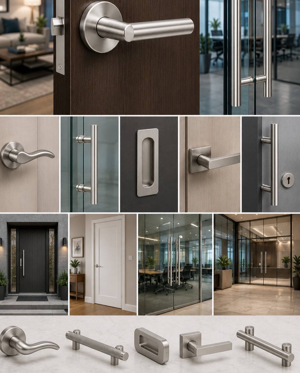 How to Choose the Right Stainless Steel Door Handle for Residential and Commercial Spaces