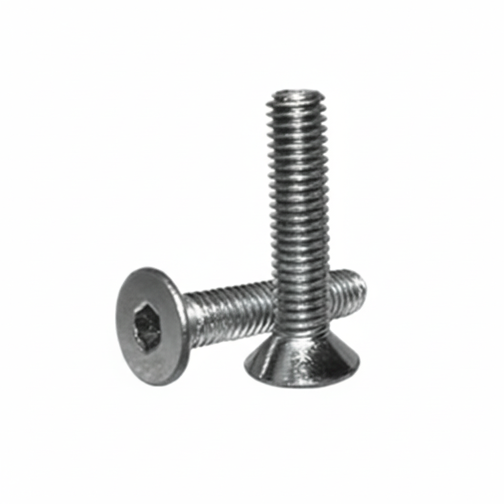 FLAT HEAD MACHINE SCREW, HEX SOCKET
